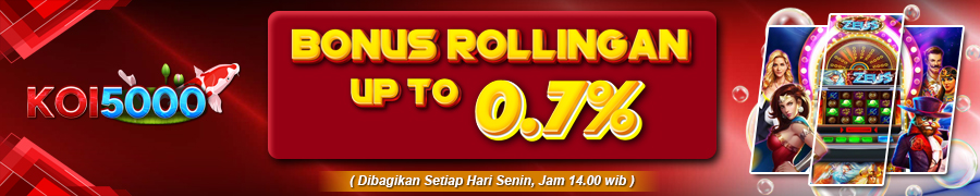 koi5000 bonus rollingan 0.7%